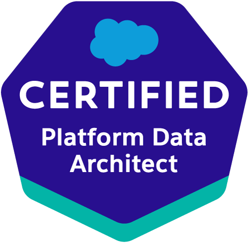 Platform Data Architect certification badge